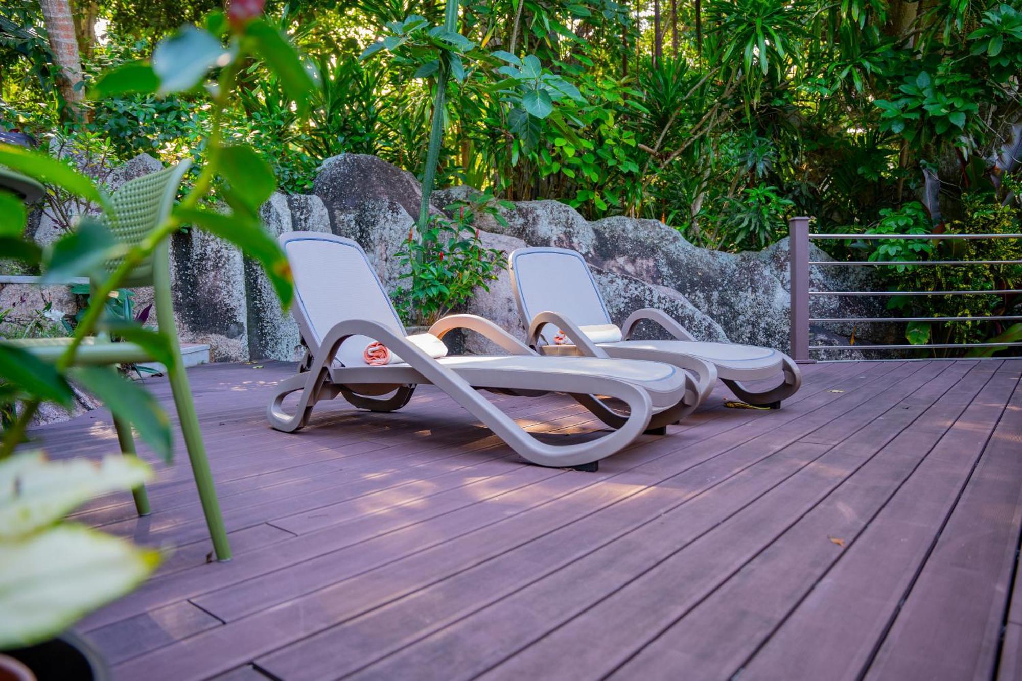 Pension Michel Villa Roche Bois La Digue Exterior foto